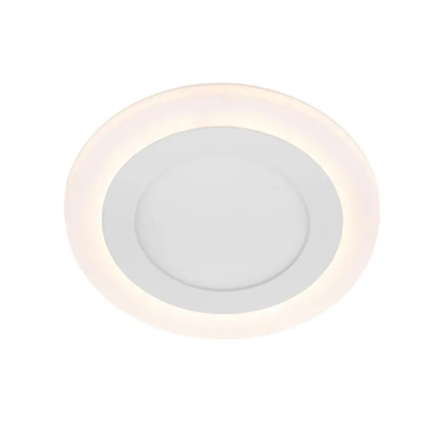 Round LED Spot, 9W, 3000K/6500K, Three Functions, Recessed, White
