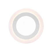 Round LED Spot, 9W, 3000K/6500K, Three Functions, Recessed, White