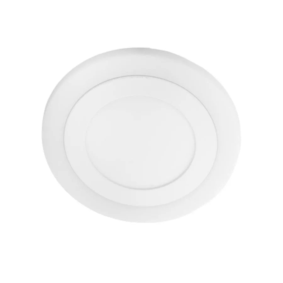 Round LED Spot, 9W, 3000K/6500K, Three Functions, Recessed, White