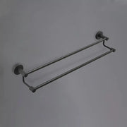 Double Towel Holder Black GJ/203B