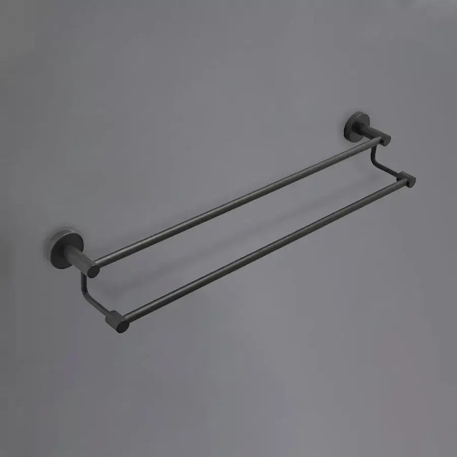 Double Towel Holder Black GJ/203B