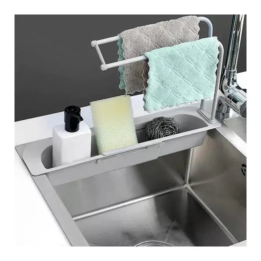 Telescopic Sink Support, 50 cm Grey