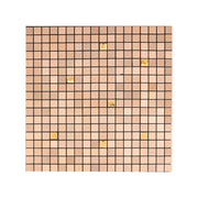 3D Self-Adhesive Wallpaper, 30 cm*30 cm*0.3 cm, Glass, Dark Brown