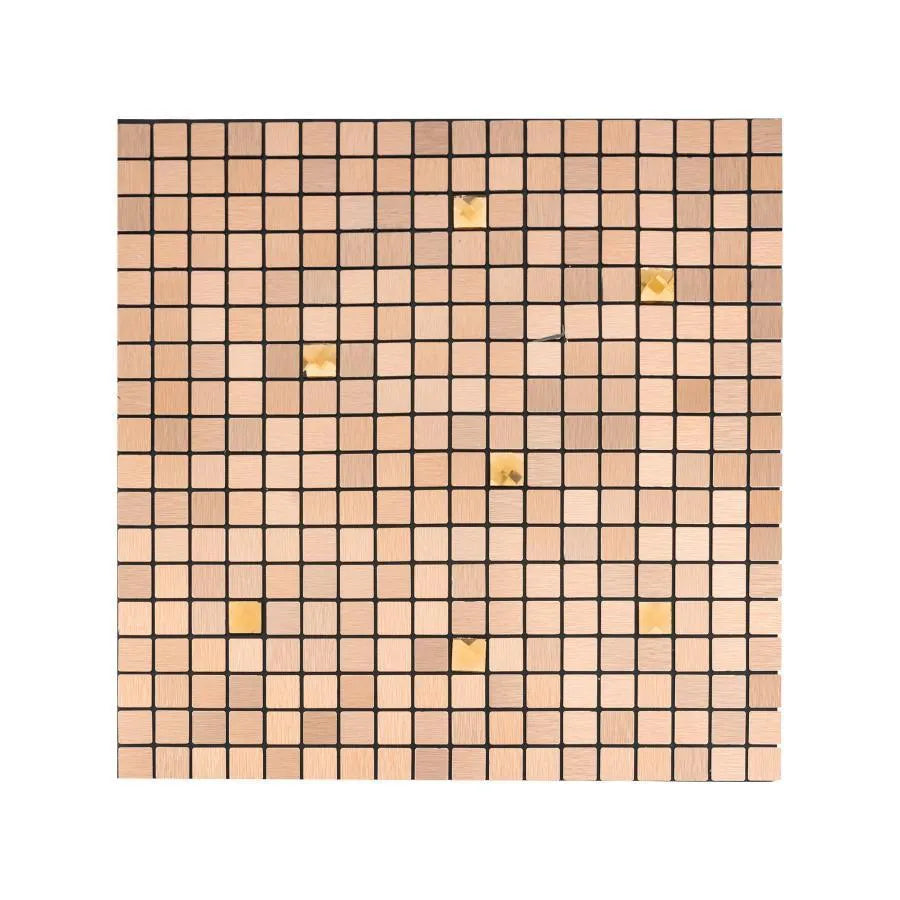 3D Self-Adhesive Wallpaper, 30 cm*30 cm*0.3 cm, Glass, Dark Brown