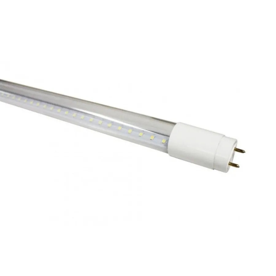 Transparent LED tube, T8 model, 18W=36W, 6400K, cold light