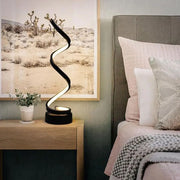 LED Lamp Afet 38W, Silicone and Metal, Black 