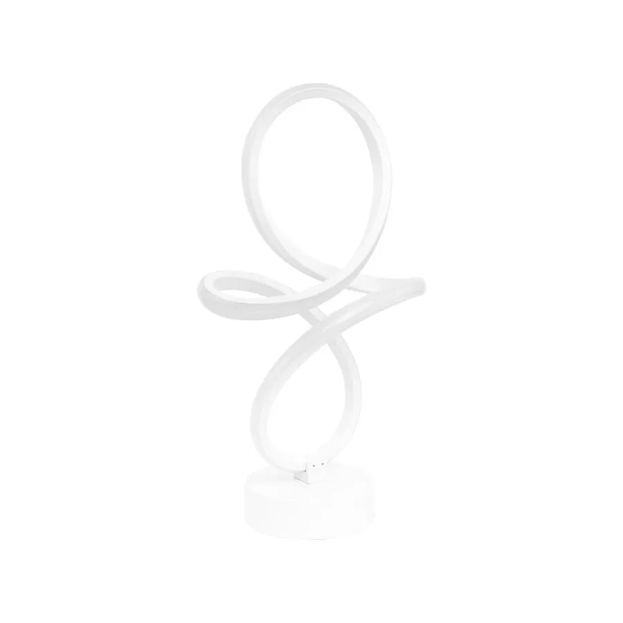 Cetia LED Floor Lamp, 48W, Cold/Warm/Neutral Light, Metal and Acrylic, White 