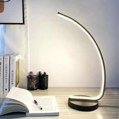 Nemesis LED lamp, 10W, cold/hot/neutral light, metal and acrylic, black