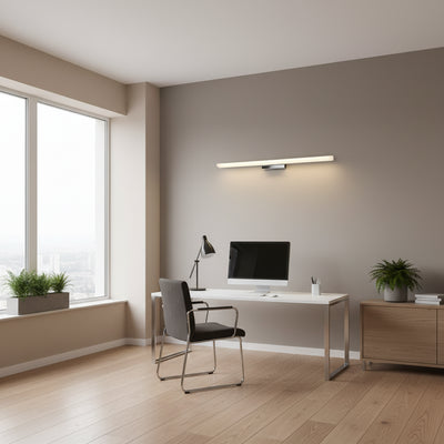 LED wall lamp, COMO, 7W, linear, Warm/Neutral/Cold light, Black