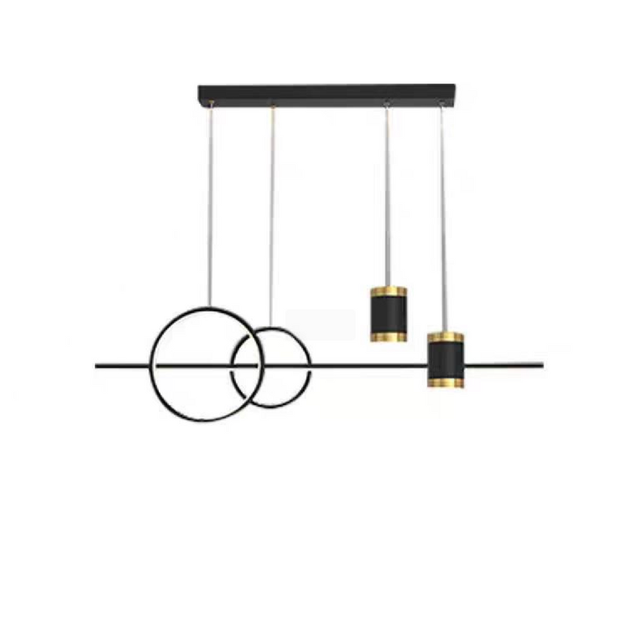 Paulina LED Chandelier 75W Black White