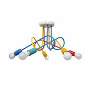 Angiolo 5XE27 Multicolor chandelier