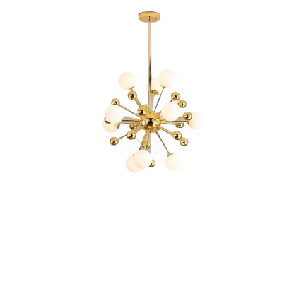 Auriemma chandelier, 12x G9, golden