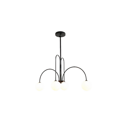 Torino Chandelier, 5*E27, Black, Metal