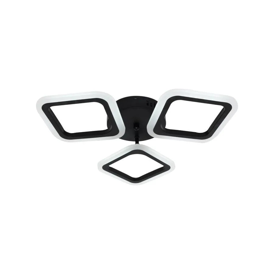 LED LED Pulsaris, 32W, acrylic, black, 4000k, IP.20