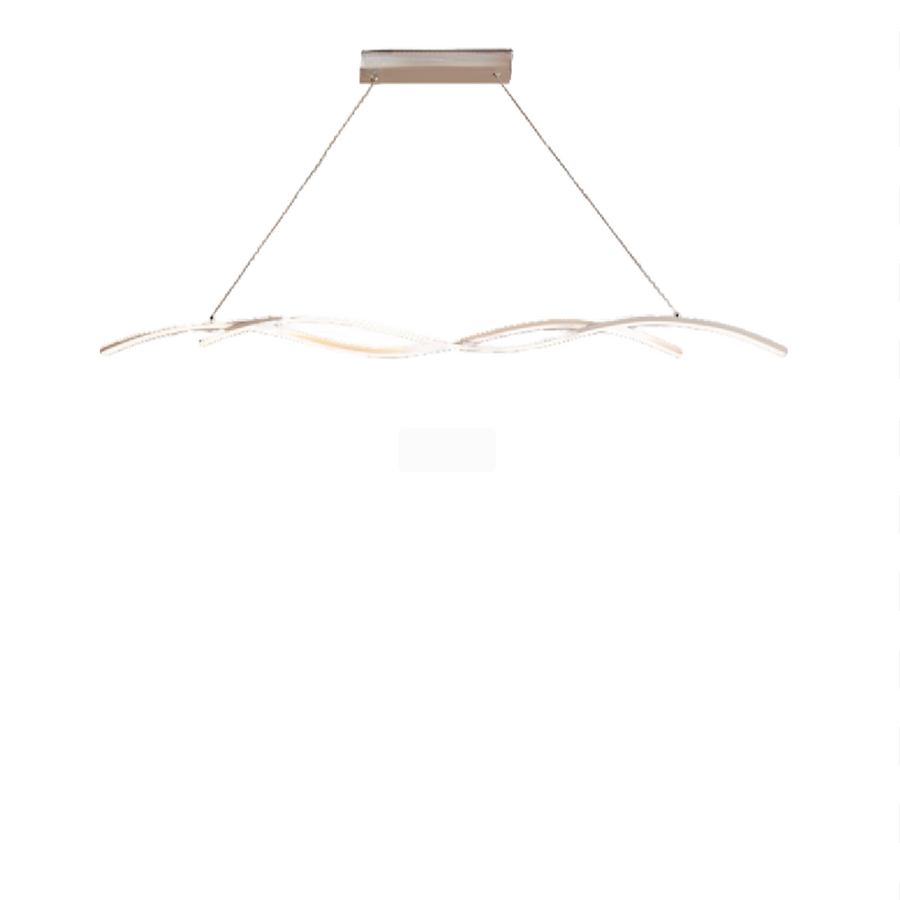 LED chandelier with Jelena remote control, 35W, cold/hot/neutral light, unstable, white